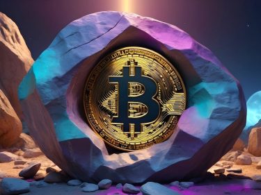 bitcoin in a rock