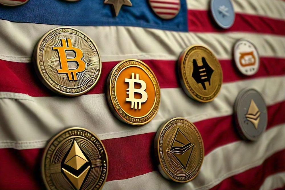 crypto US flag